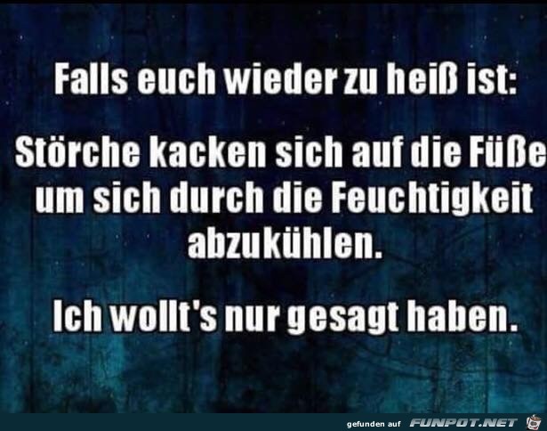 Falls euch heiß ist Falls euch heiß ist