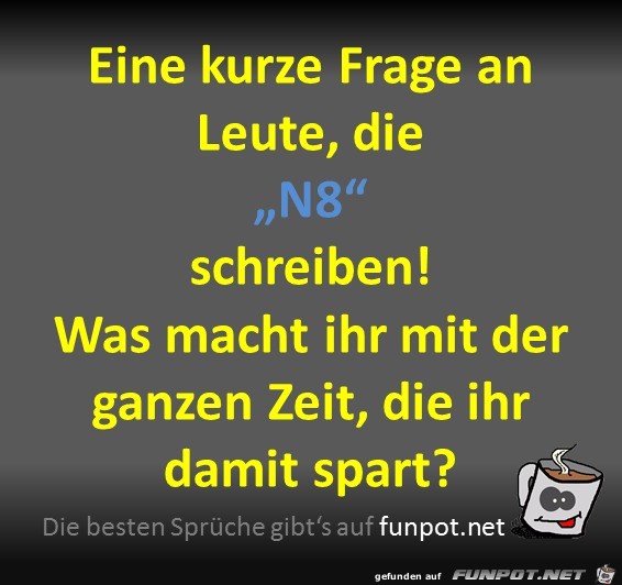 Kurze Frage Kurze Frage