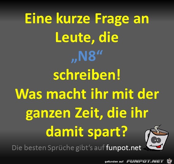 Kurze Frage