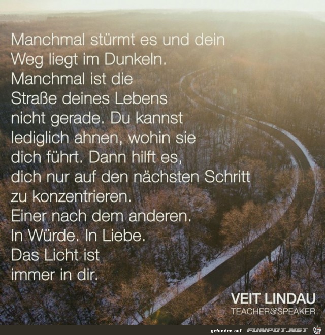 Manchmal stuermt es