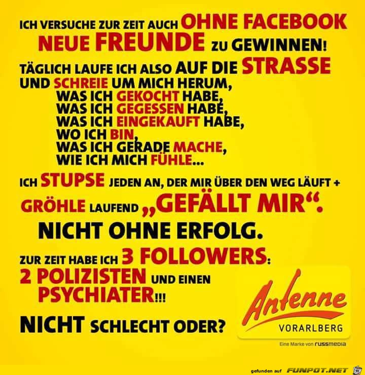 ohne Facebook ohne Facebook