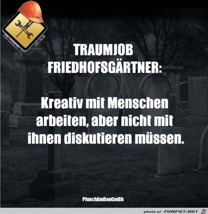 Traumjob Friedhofsgärtner Traumjob Friedhofsgärtner