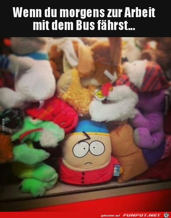 Mit dem Bus zur Arbeit Mit dem Bus zur Arbeit