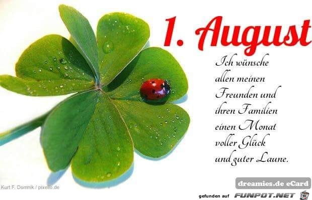 1. August 1. August