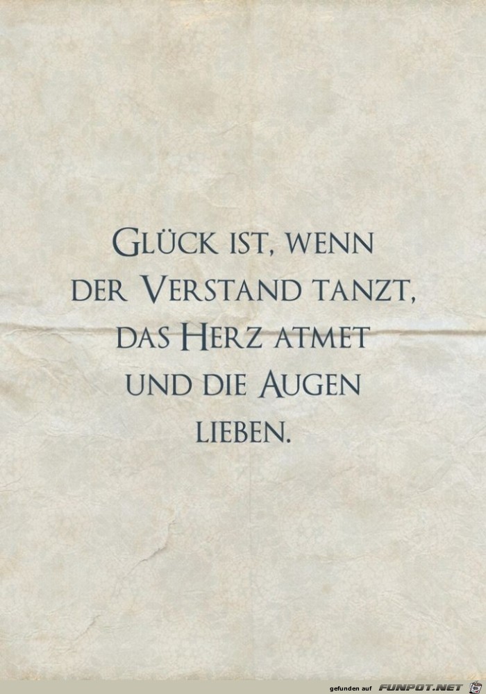 glueck ist wenn glueck ist wenn