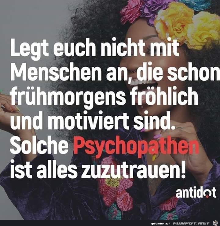 Legt euch nicht mit Menschen an