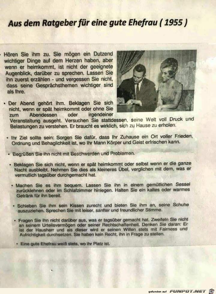 Ratgeber fuer eine gute Ehefrau Ratgeber fuer eine gute Ehefrau