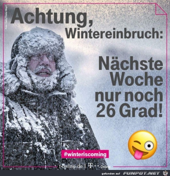 Es wird kalt Es wird kalt