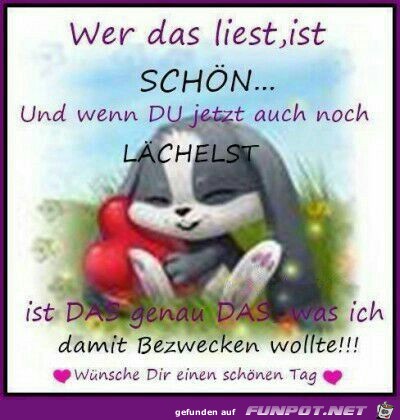 wer das liest ist schn.....