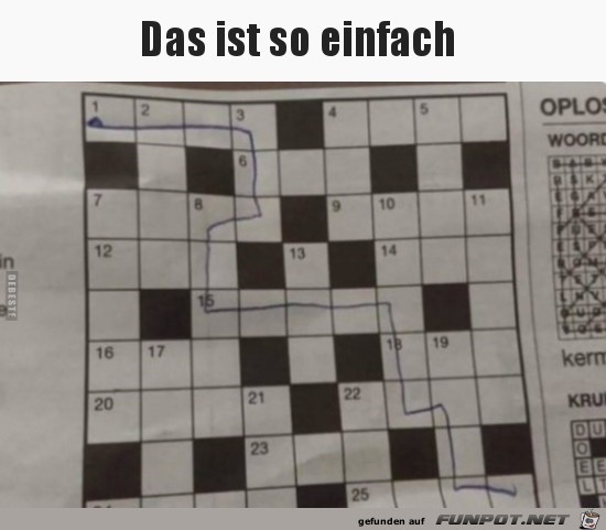 Babyeinfach dieses Rätsel Babyeinfach dieses Rätsel