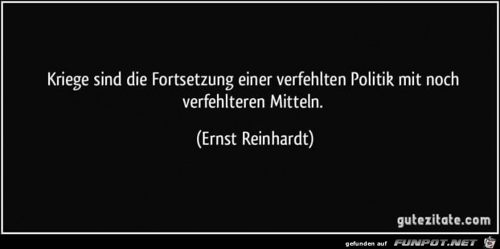 kriege sind die Fortsetzung kriege sind die Fortsetzung