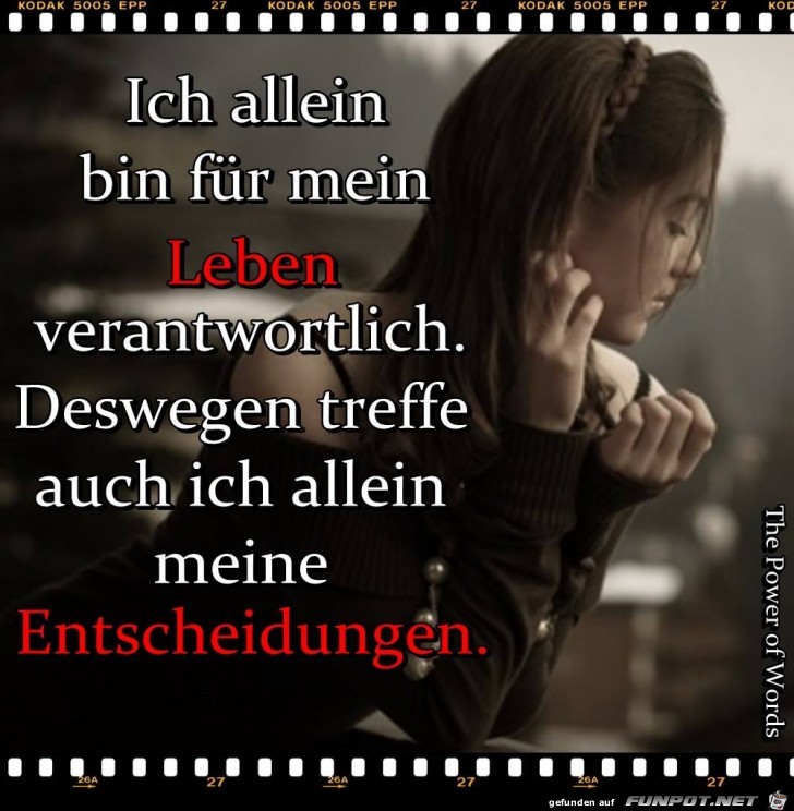 Ich allein Ich allein