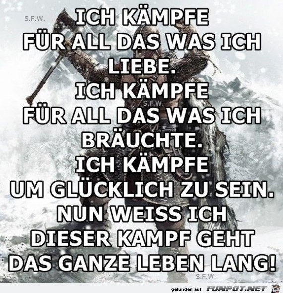 Ich Kaempfe Ich Kaempfe