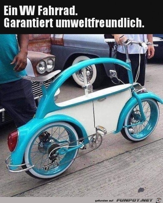 ein VW-Fahrrad.... ein VW-Fahrrad....