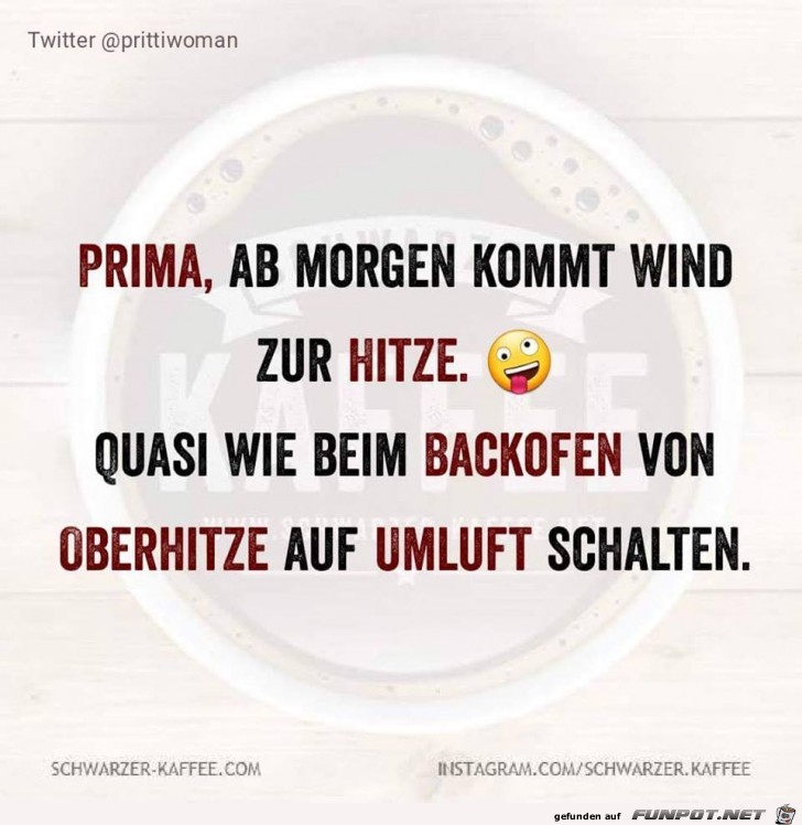 Ab morgen kommt Wind hinzu Ab morgen kommt Wind hinzu