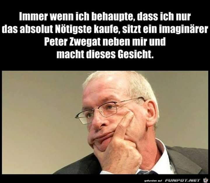 Kaufe nur das Nötigste Kaufe nur das Nötigste