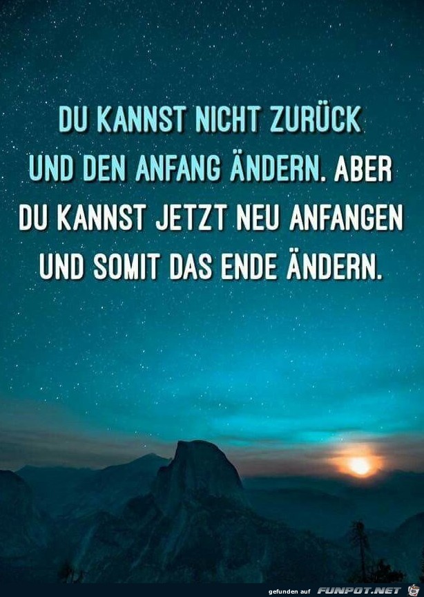 du kannst nicht zurueck