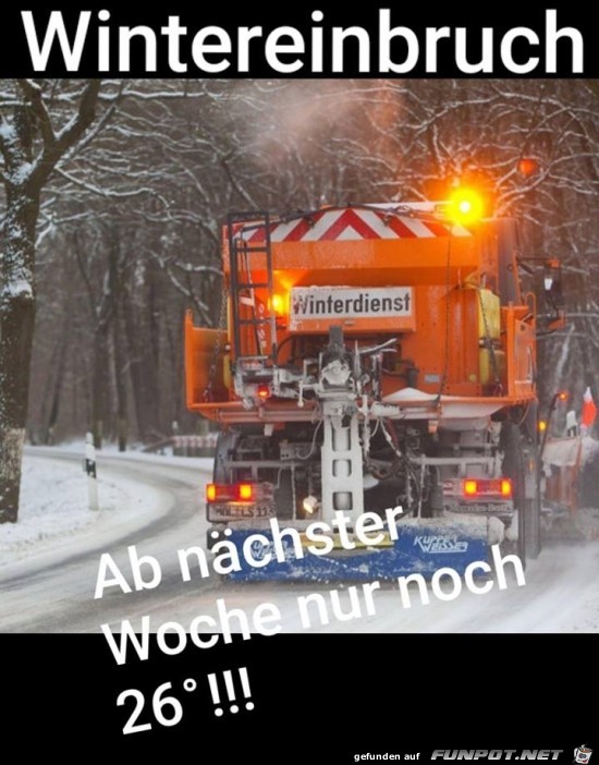 Wintereinbruch......