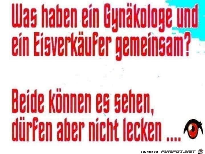Gynäkologe / Eisverkäufer... Gynäkologe / Eisverkäufer...