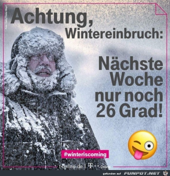 Wintereinbruch