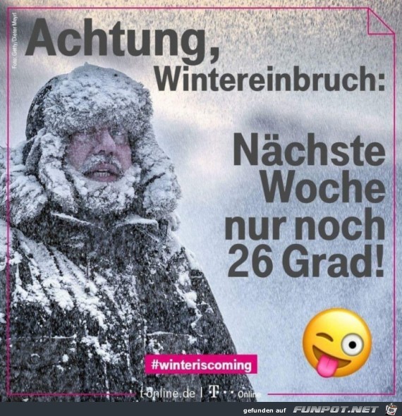 Wintereinbruch Wintereinbruch