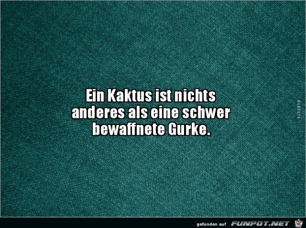 So knnte man das auch sehen