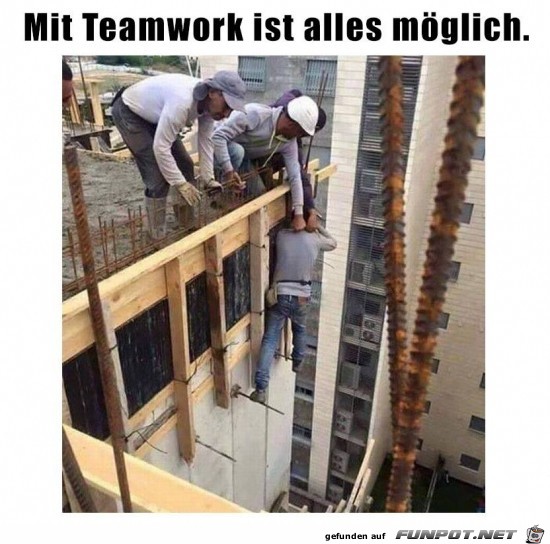 Teamwork ist alles Teamwork ist alles