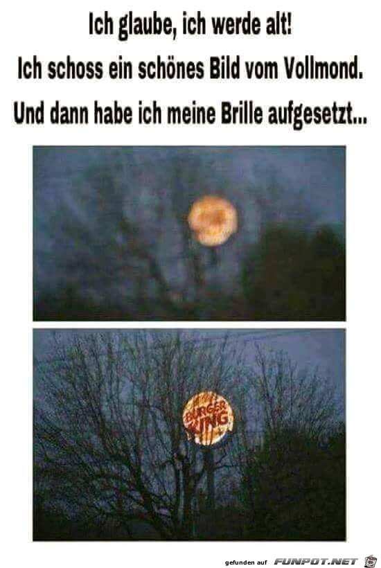 Foto vom Vollmond