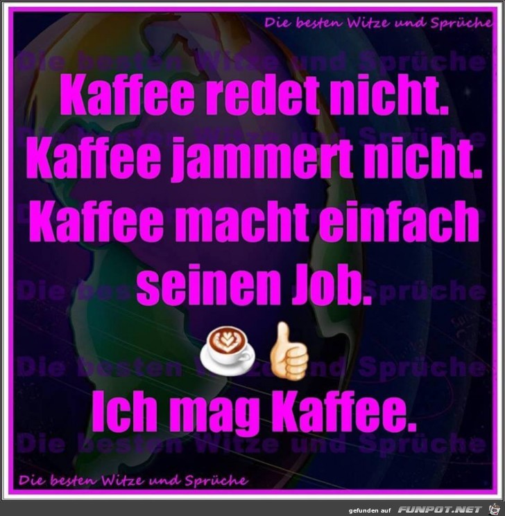 Ich mag Kaffee