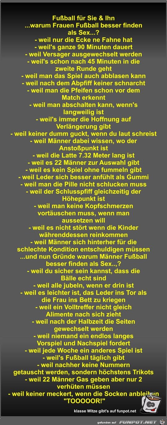 Fußball für Sie & Ihn Fußball für Sie & Ihn