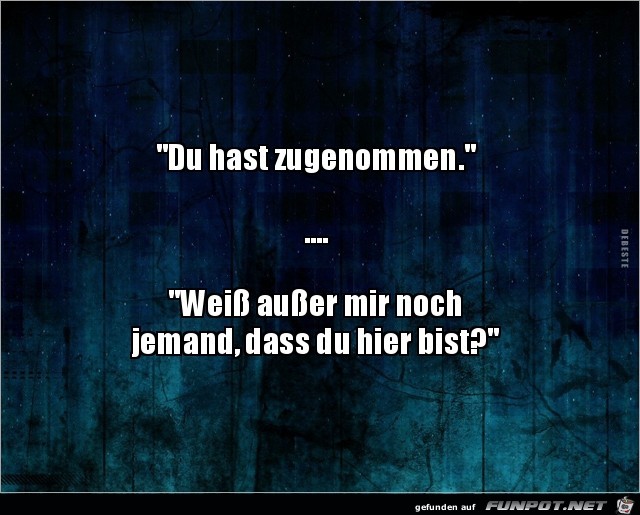 Schlechte Aussage Schlechte Aussage