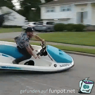 Ich übe schon mal für das nächste Hochwasser Ich übe schon mal für das nächste Hochwasser