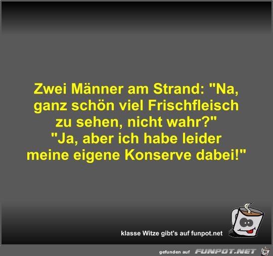 Zwei Männer am Strand Zwei Männer am Strand