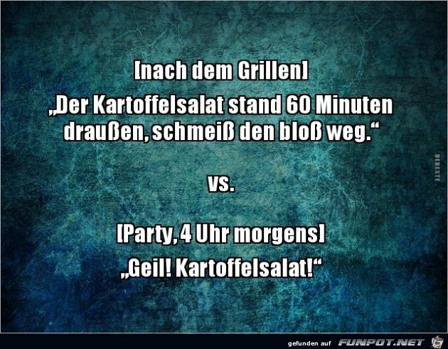 Genau so ist das Genau so ist das