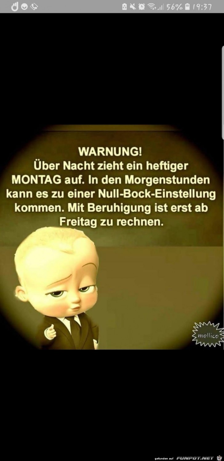 Heftiger Montag Heftiger Montag