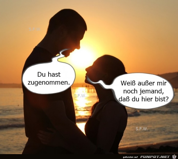 Du hast zugenommen Du hast zugenommen