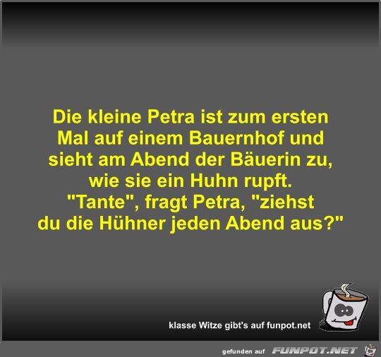 Die kleine Petra ist zum ersten Mal auf einem Bauernhof und Die kleine Petra ist zum ersten Mal auf einem Bauernhof und