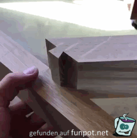 Stabile Holzverkantung