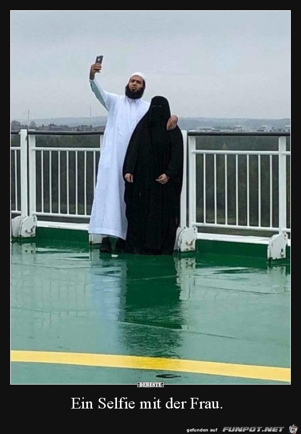 ein Selfi mit der Frau.... ein Selfi mit der Frau....