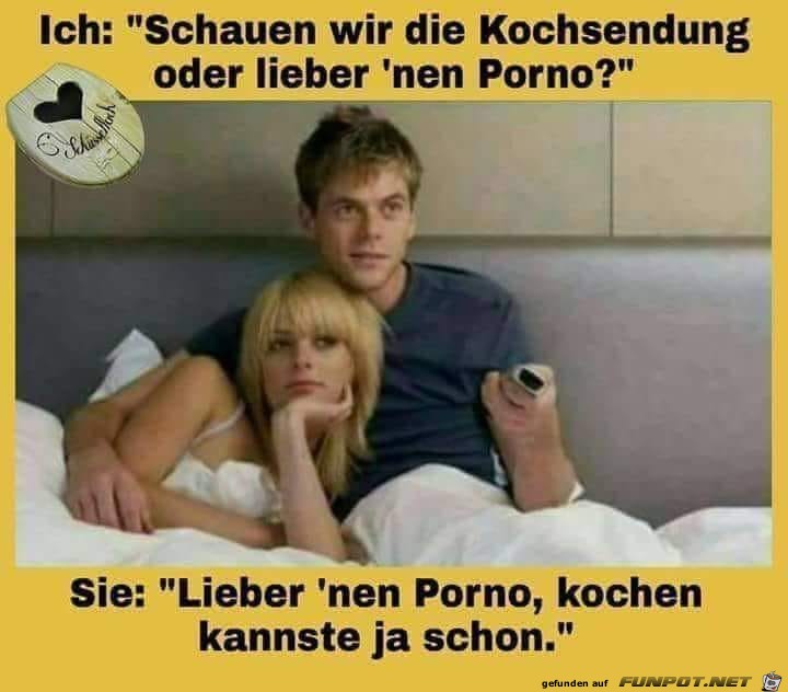 Kochsendung schauen