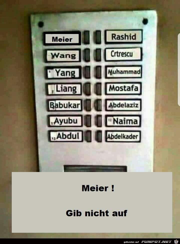nicht aufgeben nicht aufgeben