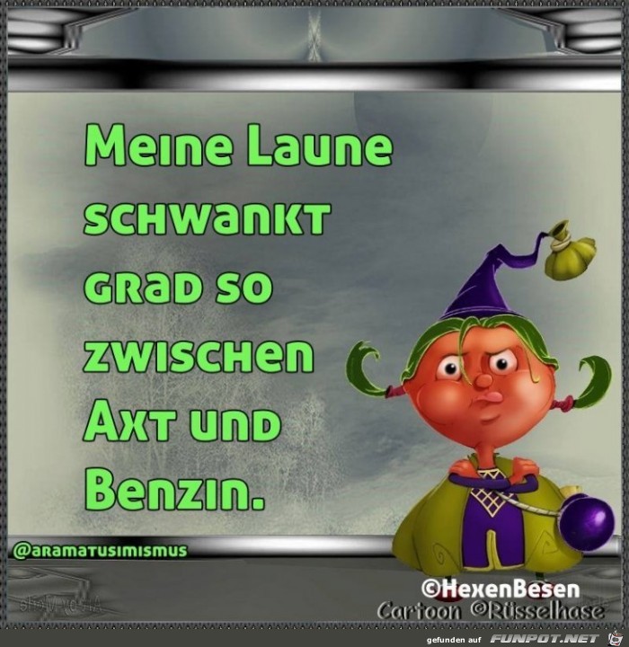 Meine Laune schwankt