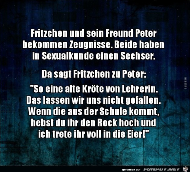 Fritzchen und sein Freund.... Fritzchen und sein Freund....