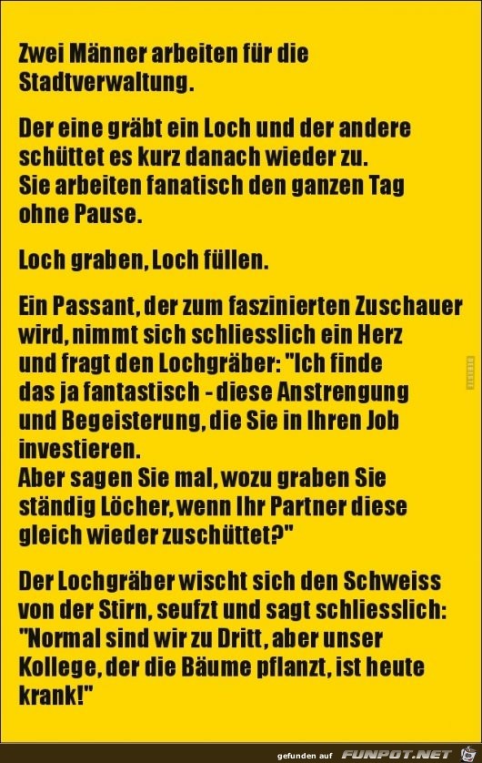 zwei Männer arbeiten für die Stadtverwaltung... zwei Männer arbeiten für die Stadtverwaltung...