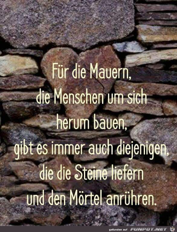 fuer die Mauern fuer die Mauern