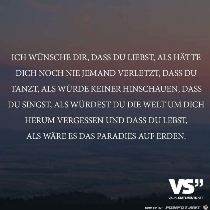 ich wuensche dir ich wuensche dir
