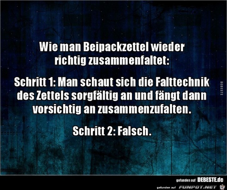 Beipackzettel Beipackzettel
