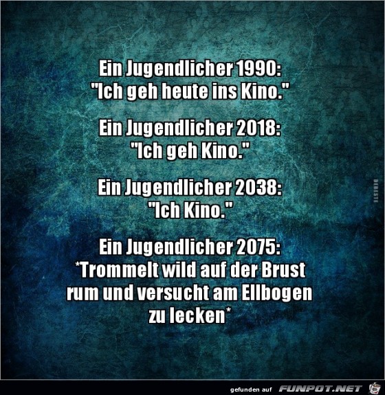 Jugendlicher 1990.... Jugendlicher 1990....