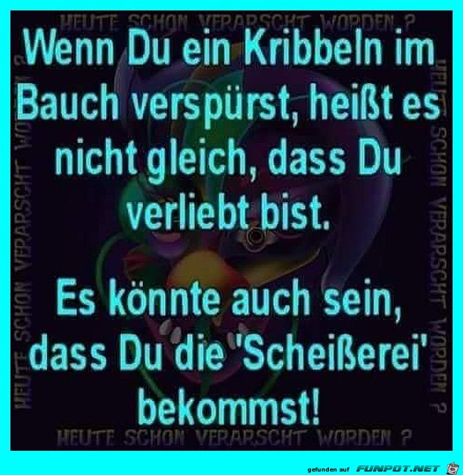 Kribbeln im Bauch