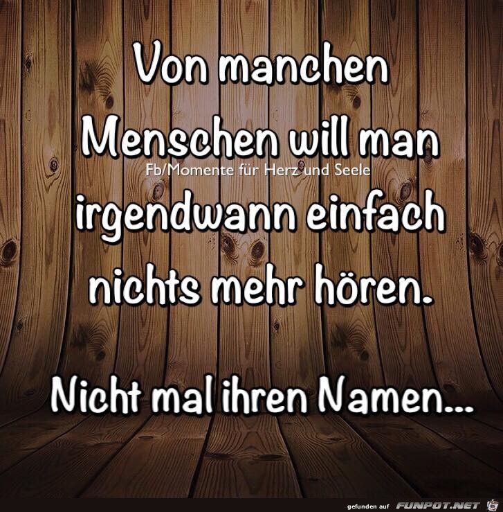 Von manchen Meschen